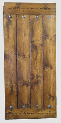 Exterior Doors - SOLD Door with Clavos & Carving