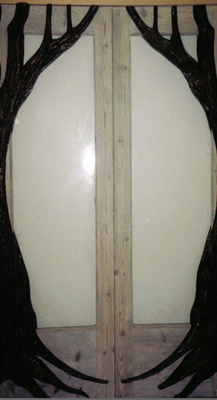 Custom Doors - Branch Design Double Door