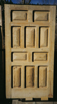 Custom Doors - 10 Panel Pine Door