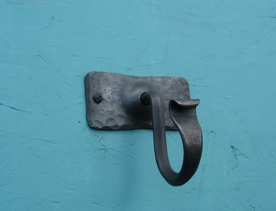 Bath Accessories - Pat’s Single Hook with horizontal rosette.