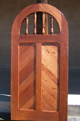 Custom Gates - Round Top Two Panel Gate