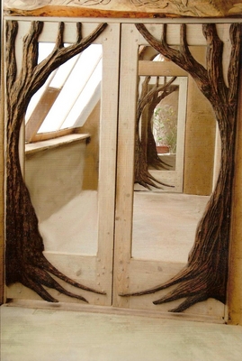Custom Doors - Branch Design Double Door