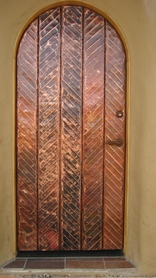 Exterior Doors - Copper Herringbone