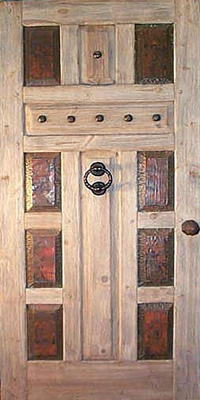 Custom Doors - Copper Cross Door